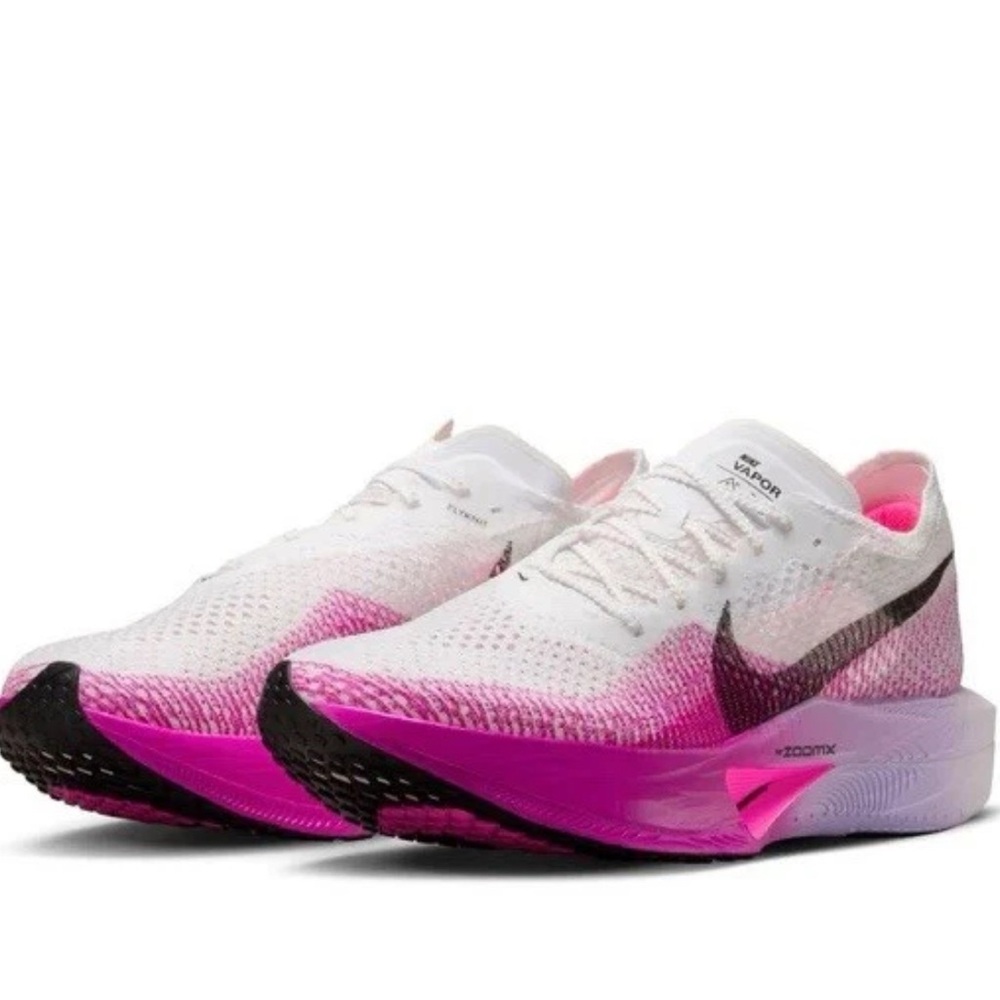Nike ZoomX Vaporfly Next% 3 White Vivid Purple Men’s Size 9.5 DV4129-104